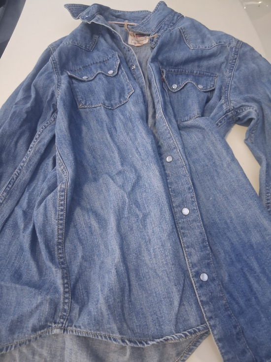Levi's Jackets & Blazers - Levi's Light Blue Denim Western Shirt Jacket